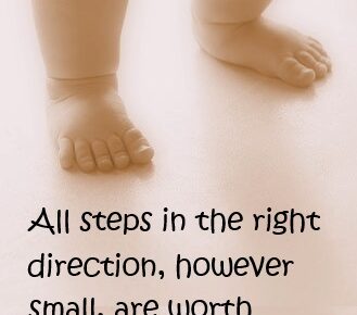 When change is slow, baby step it