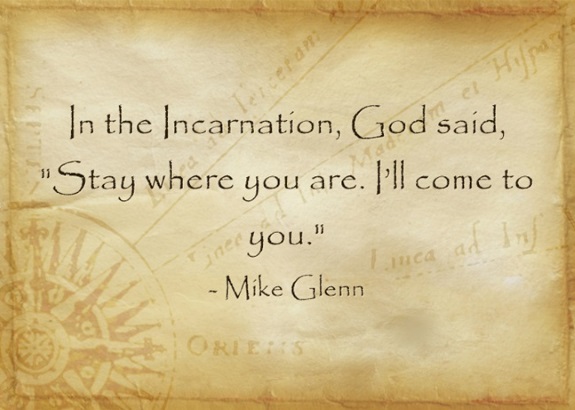 God said stay where you are - Mike Glenn
