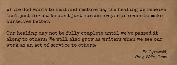 “Pray, Write, Grow” – Book review