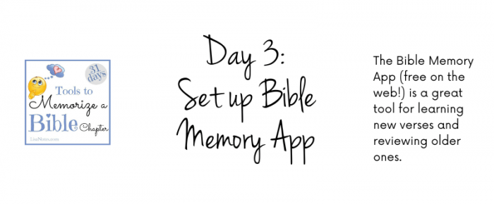 Day 3: Set Up the Bible Memory App (Scripture Typer) {Tools for Memorizing}