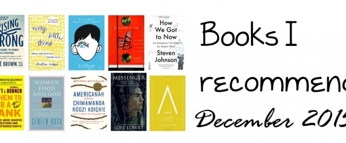 Books I recommend – December 2015