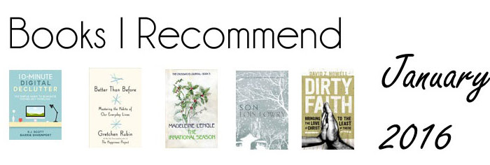 Books I Recommend – January 2016