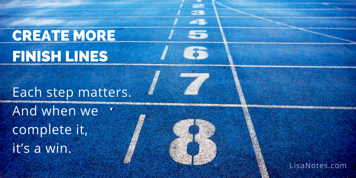 Create more finish lines