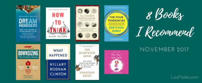 8 Books I Recommend – November 2017 8 Books I Recommend – November 2017