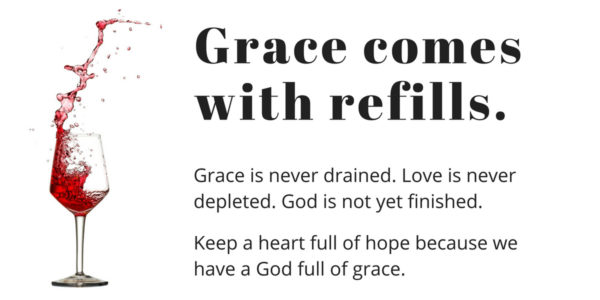 Grace comes with refills