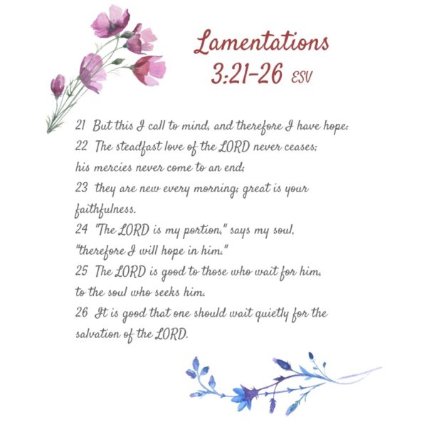 Lamentations 3 ESV