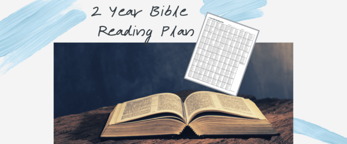 2-Year Bible Reading Plan {Updated}
