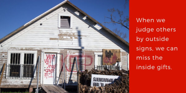 Outside Signs, Inside Gifts-Hurricane Michael