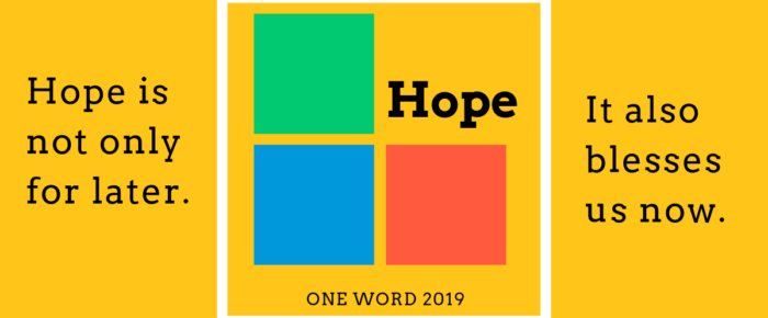 Hope for Later – But Also Right Now