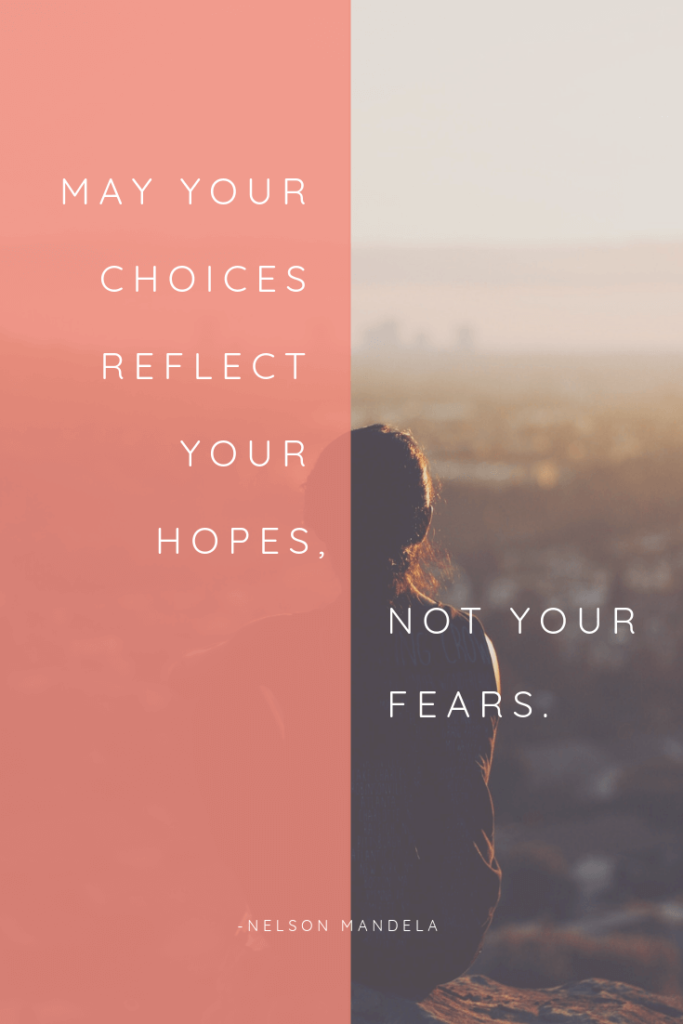 Choose from Hope, Not Fear