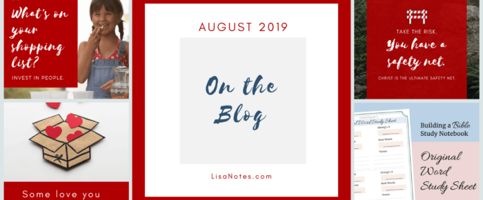 On the Blog – August 2019