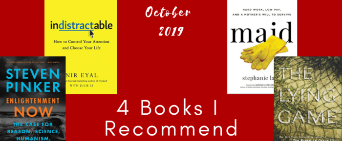 4 Books I Recommend – October 2019 4 Books I Recommend – October 2019
