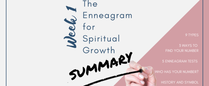 Your First Impression of the Enneagram and Week 1 in Summary {Enneagram Series #8}