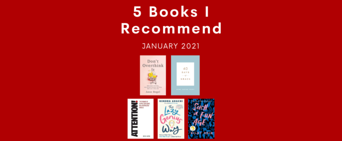 5 Books I Recommend—January 2021 5 Books I Recommend—January 2021
