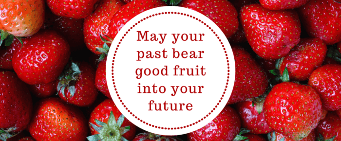 Why Don’t You Do Something? Maybe You Already Did —May your past bear good fruit into your future