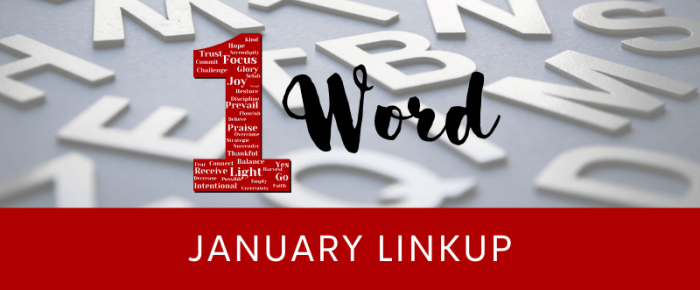 One Word 2022 Linkup + GIVEAWAY – January