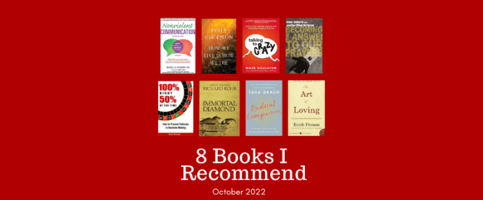 8 Books I Recommend—October 2022