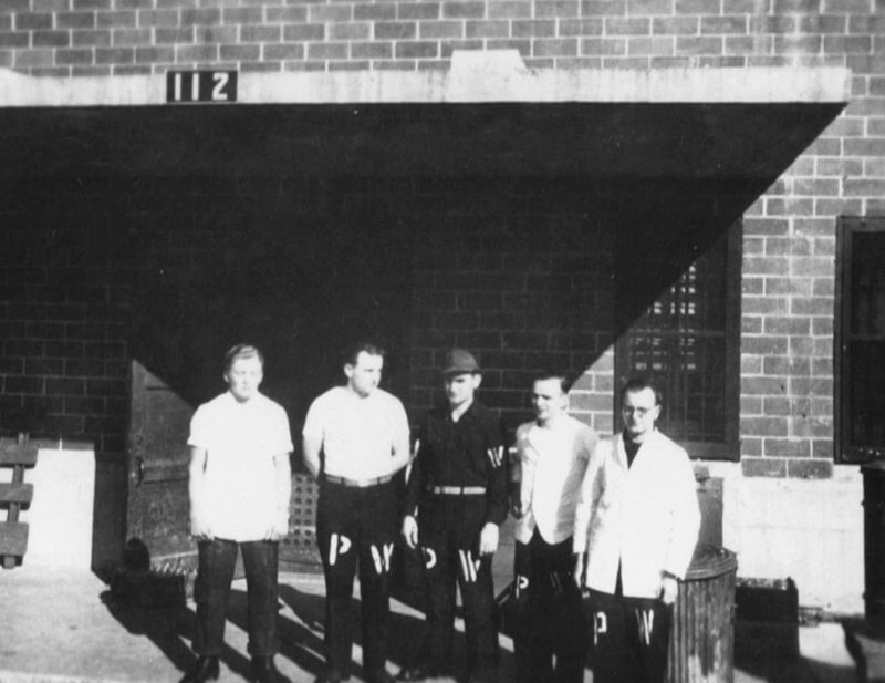 photo of German POWs at Redstone Arsenal in Huntsville Alabama 1940s