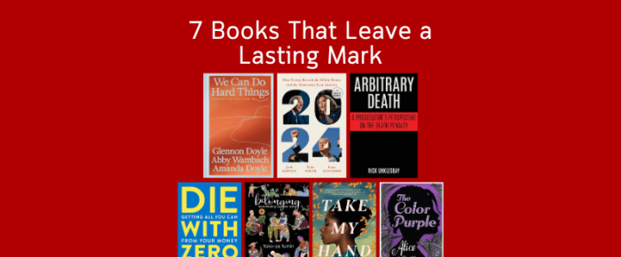 From Politics to Belonging: 7 Books That Leave a Lasting Mark —October 2025 Book Recommendations