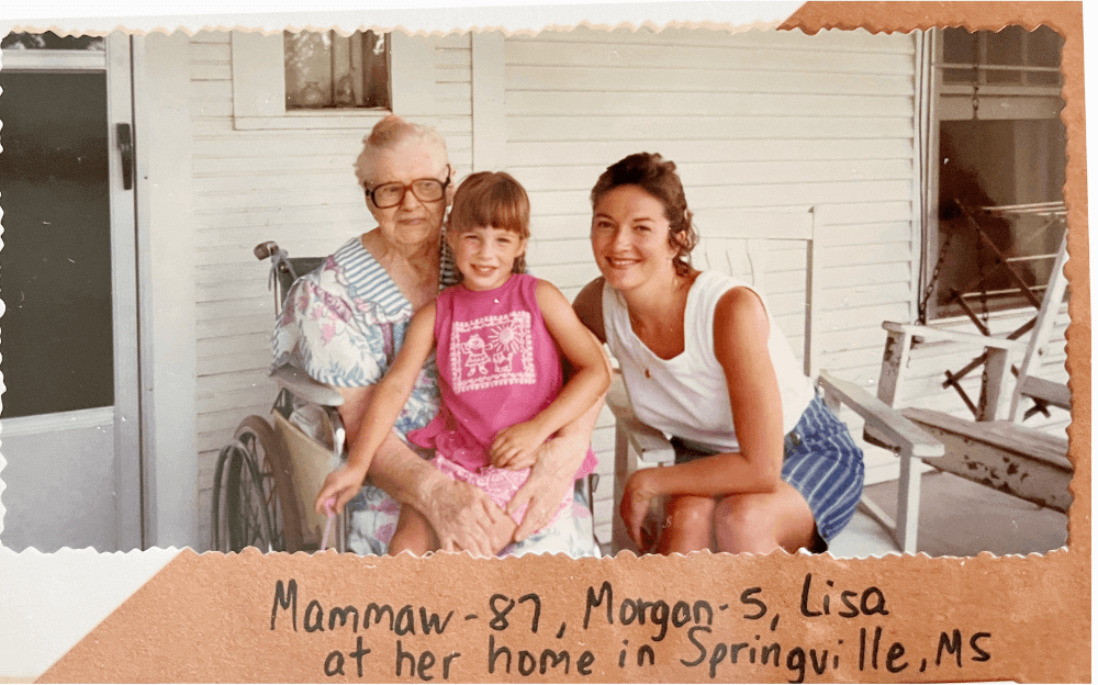 Grandmother with granddaughter and great-granddaughter