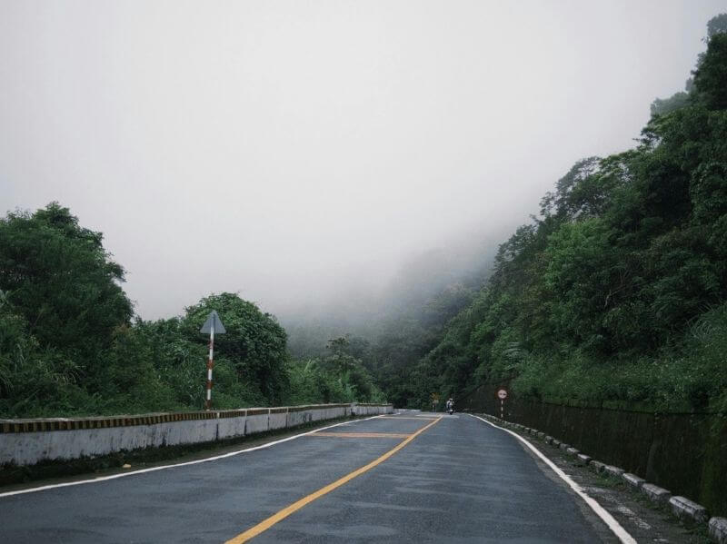 Curving North Carolina mountain road symbolizing life’s detours