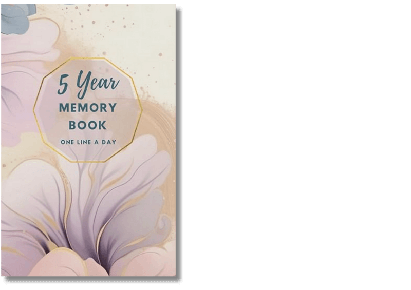 image of five-year one line a day memory book
