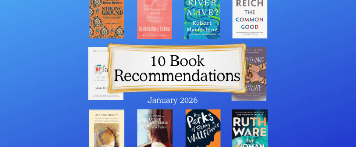 10 Book Recommendations About Stories, Responsibility, and Fairness —January 2026 Book Recommendations