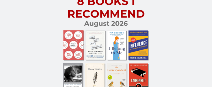 8 Books I Recommend – August 2026 8 Books I Recommend – August 2026